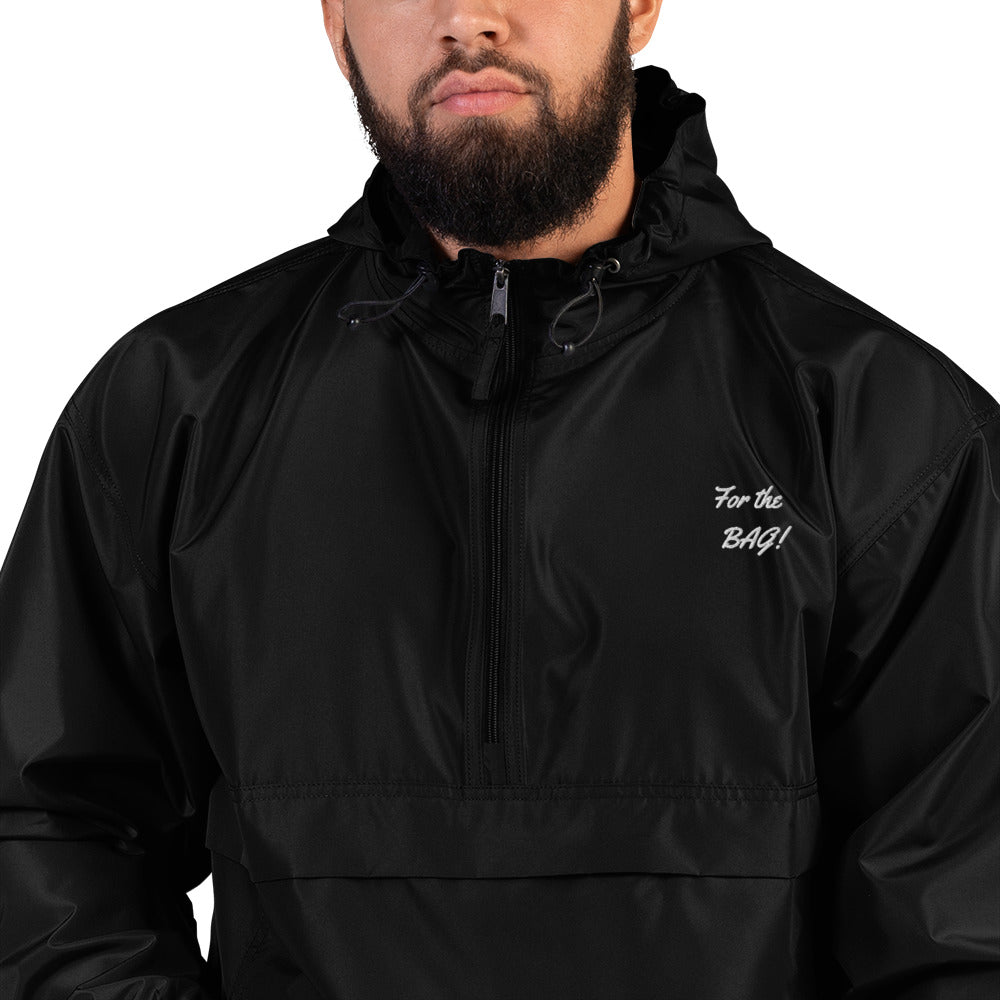 FortheBAG! Embroidered Champion Wind and Rain Resistant Jacket