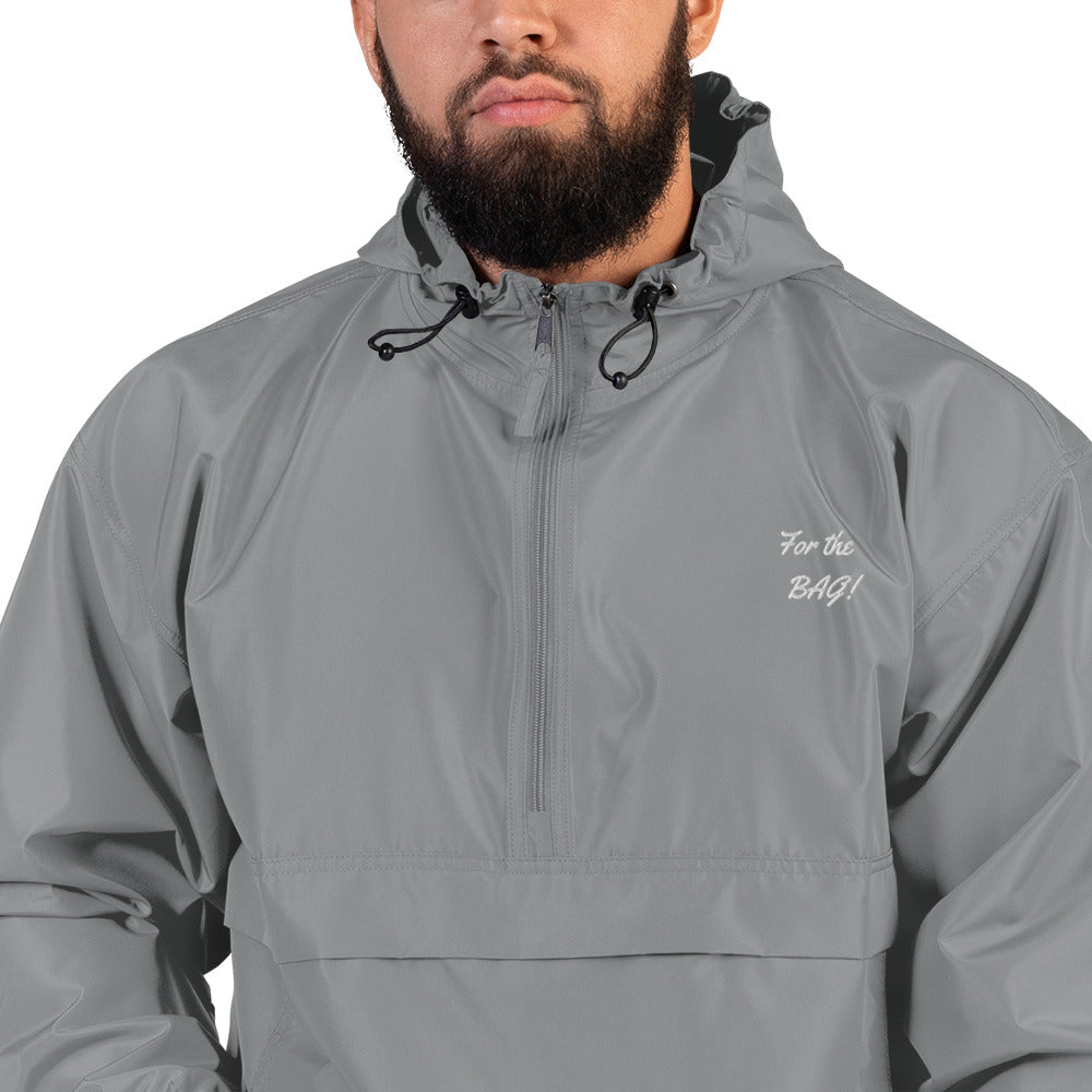 FortheBAG! Embroidered Champion Wind and Rain Resistant Jacket