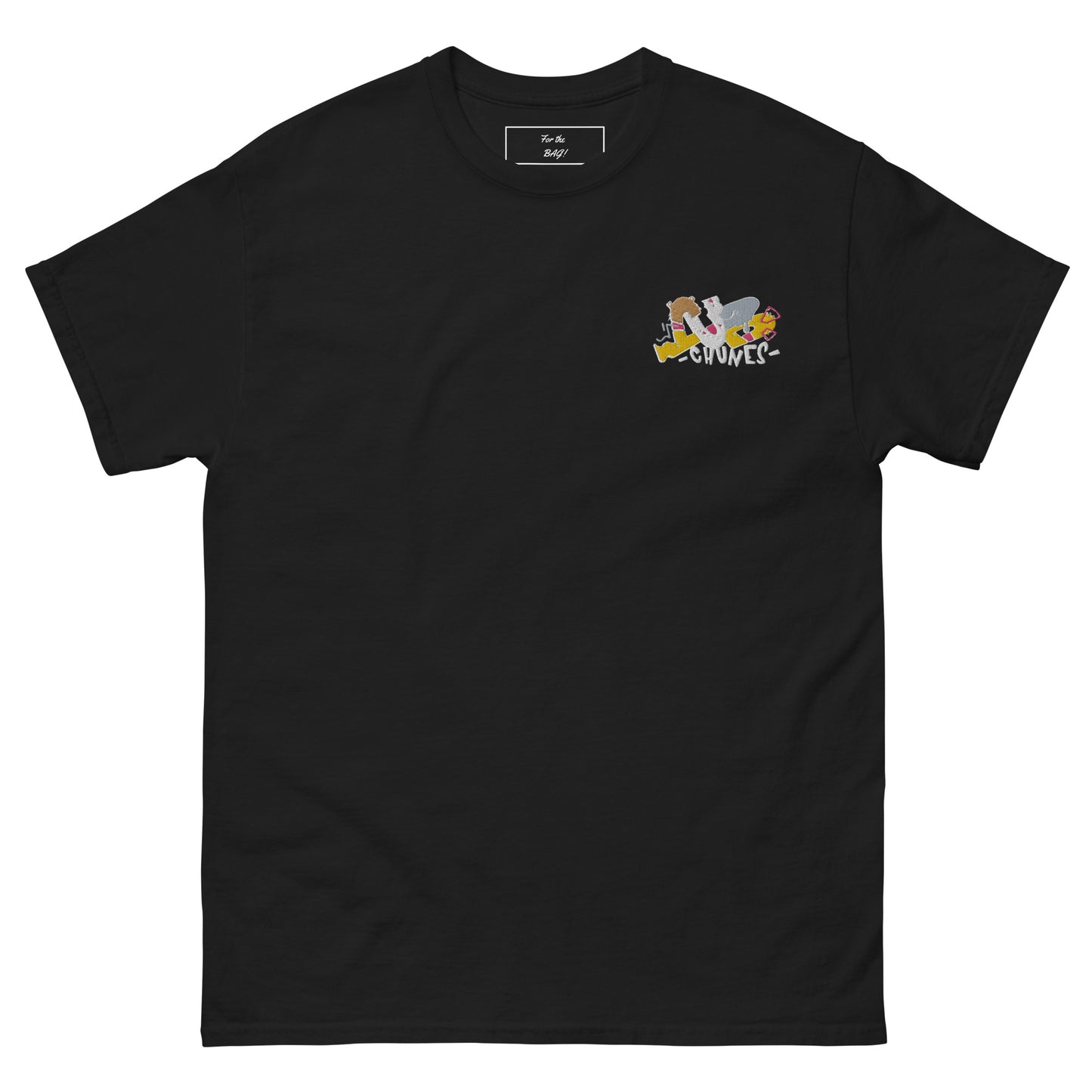 Black Embroidered Cub Chunes Shirt