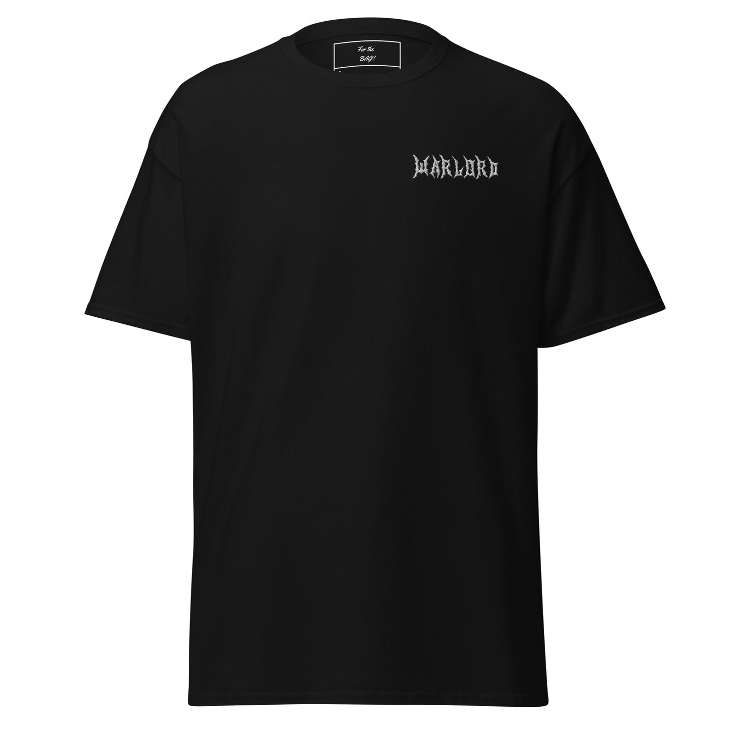Black Embroidered Warlord + Jogged Up Shirt