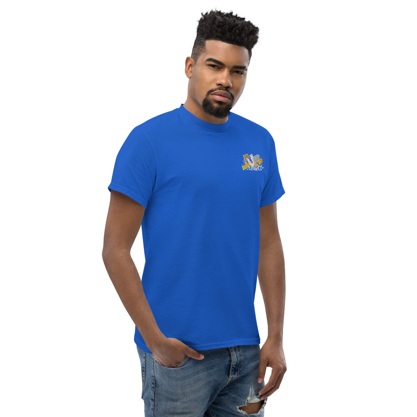 Blue Embroidered Cub Chunes Shirt