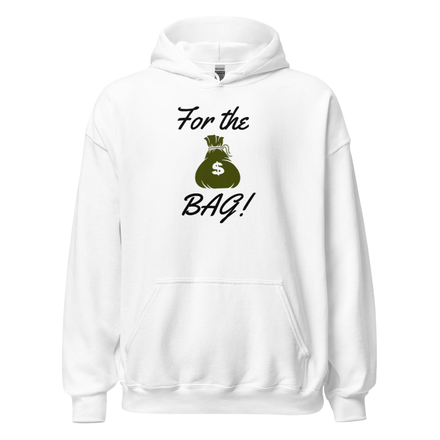 White FortheBAG! Money Logo Hoodie