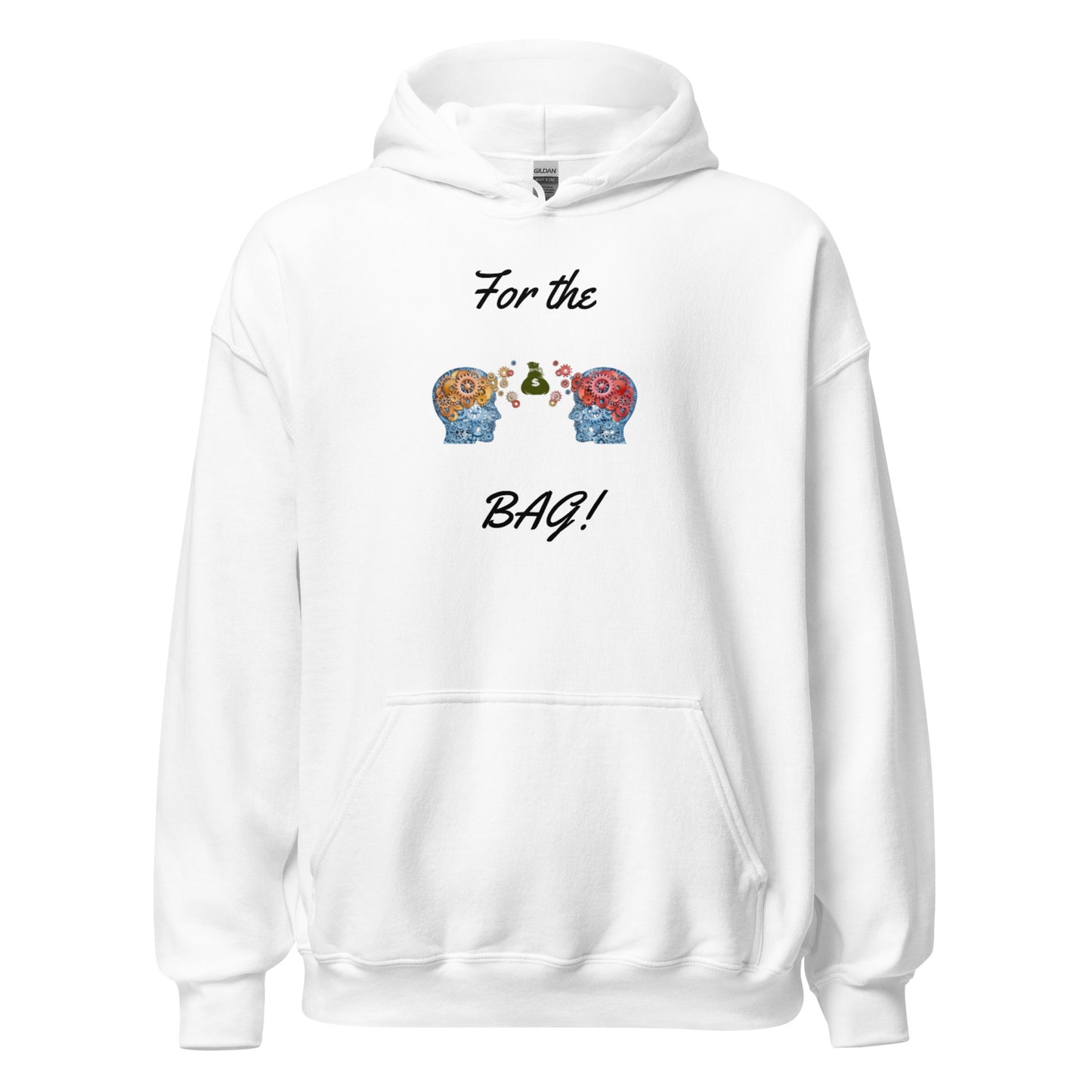 White Sharing Money Knowledge DGT Hoodie