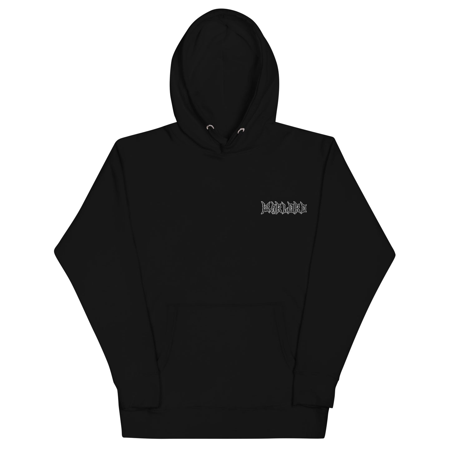Black Embroidered Warlord Hoodie