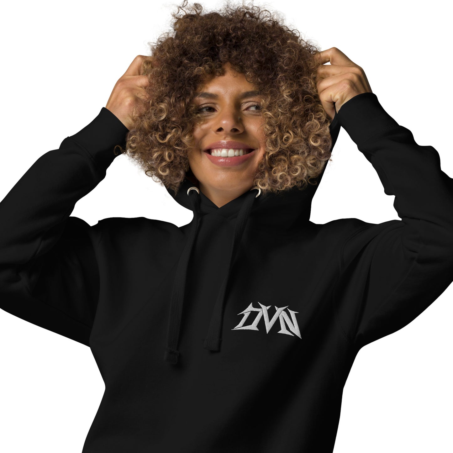 Black White DVN Hoodie