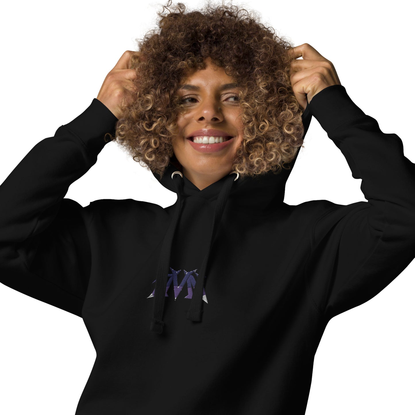 Black DVN with web on the back Hoodie