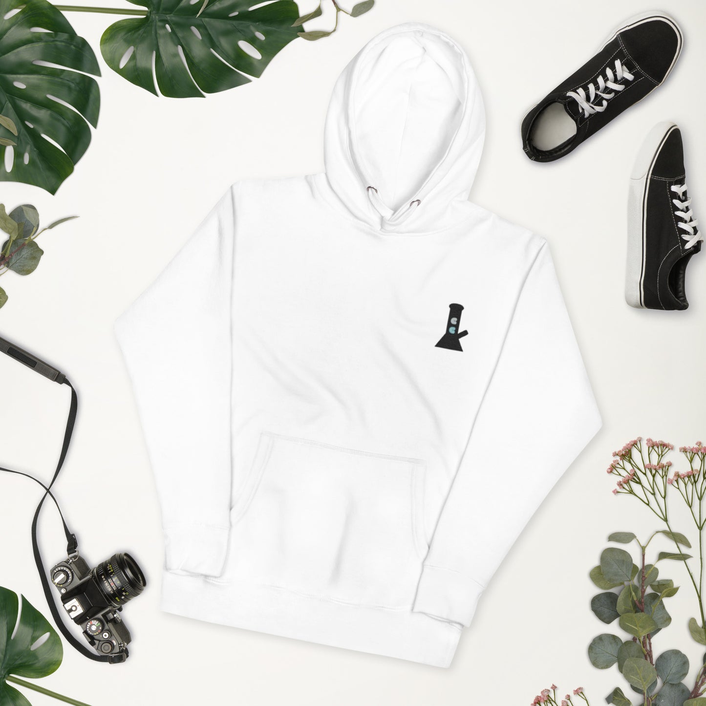 White Cloud Chasers Embroidered Bong Hoodie