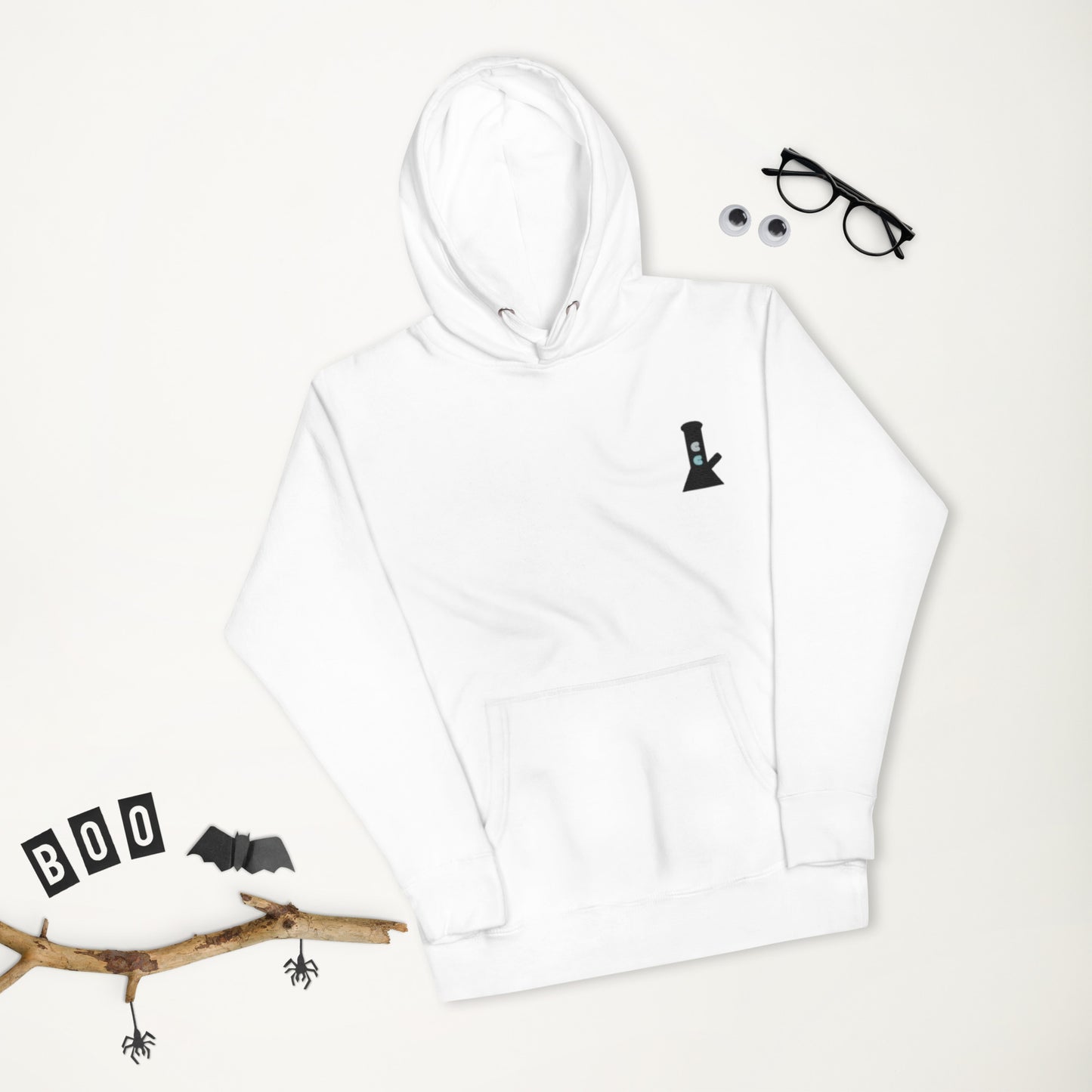 White Cloud Chasers Embroidered Bong Hoodie