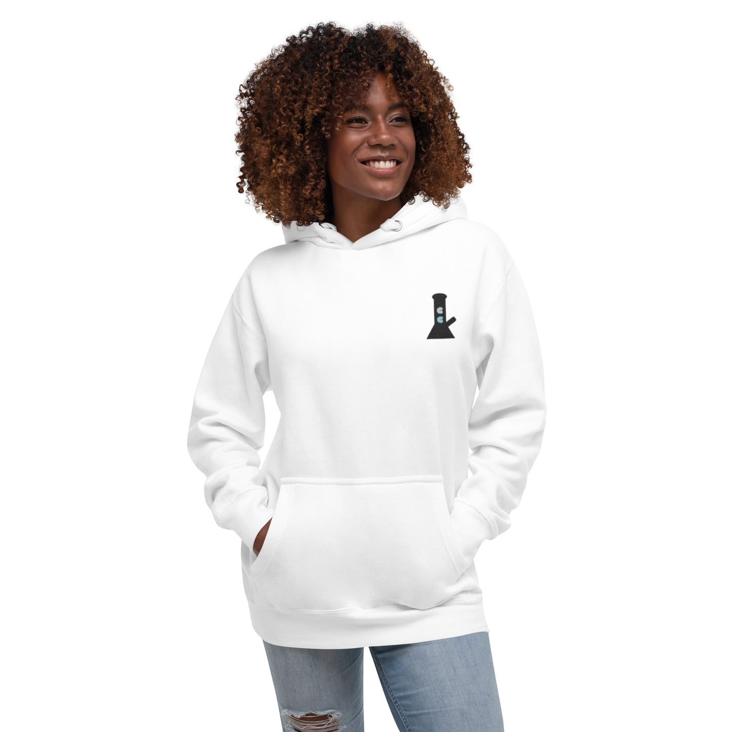 White Cloud Chasers Embroidered Bong Hoodie