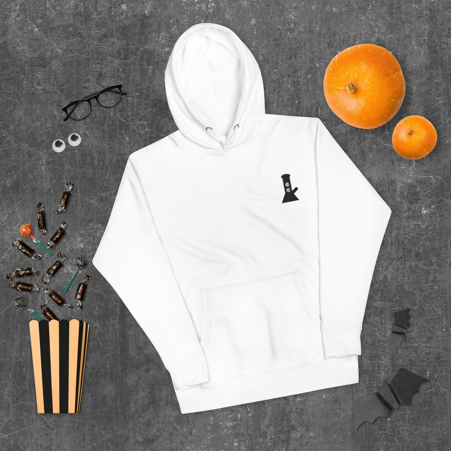 White Cloud Chasers Embroidered Bong Hoodie