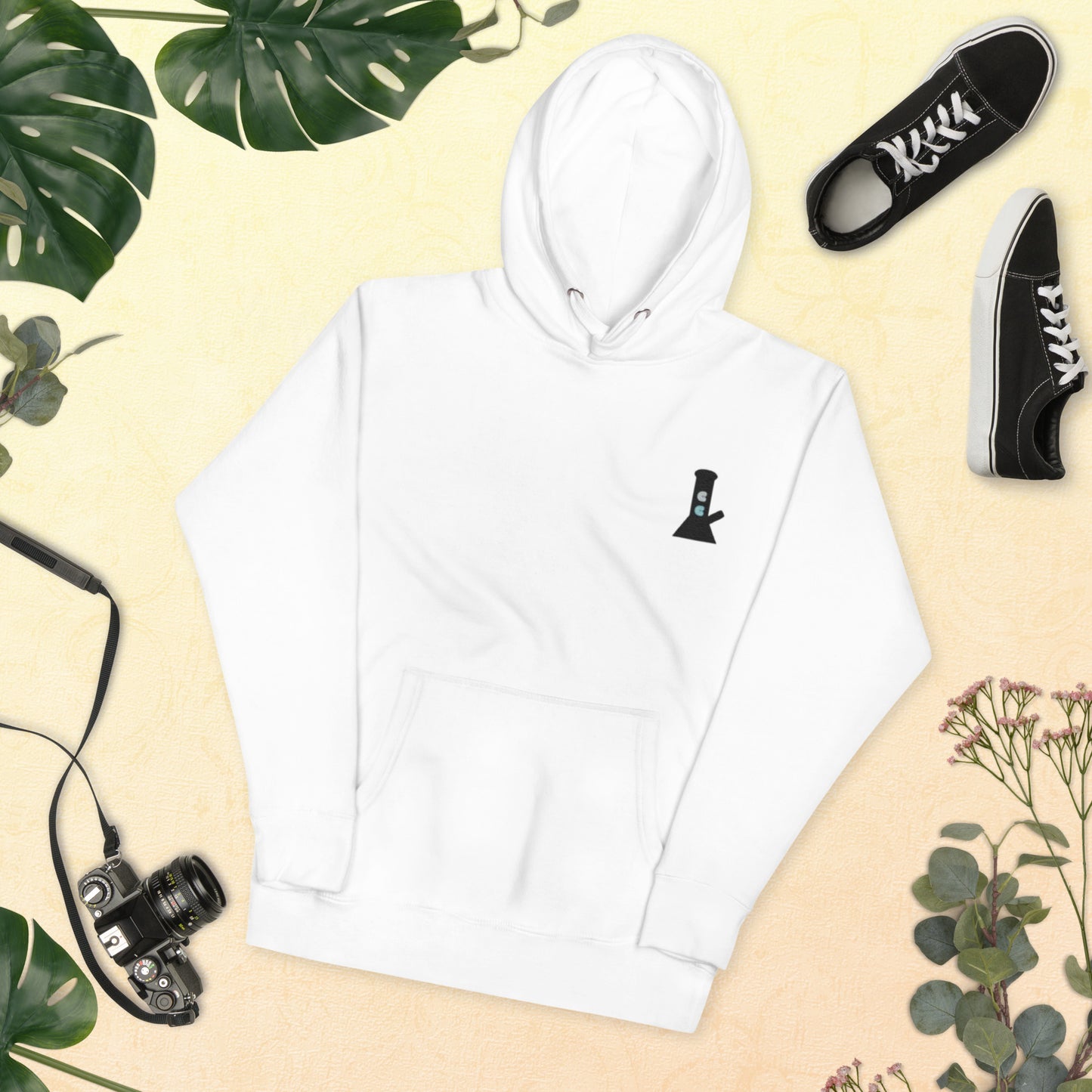 White Cloud Chasers Embroidered Bong Hoodie