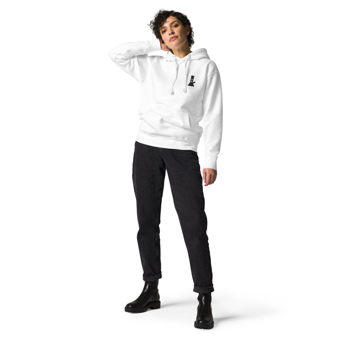 White Cloud Chasers Embroidered Bong Hoodie