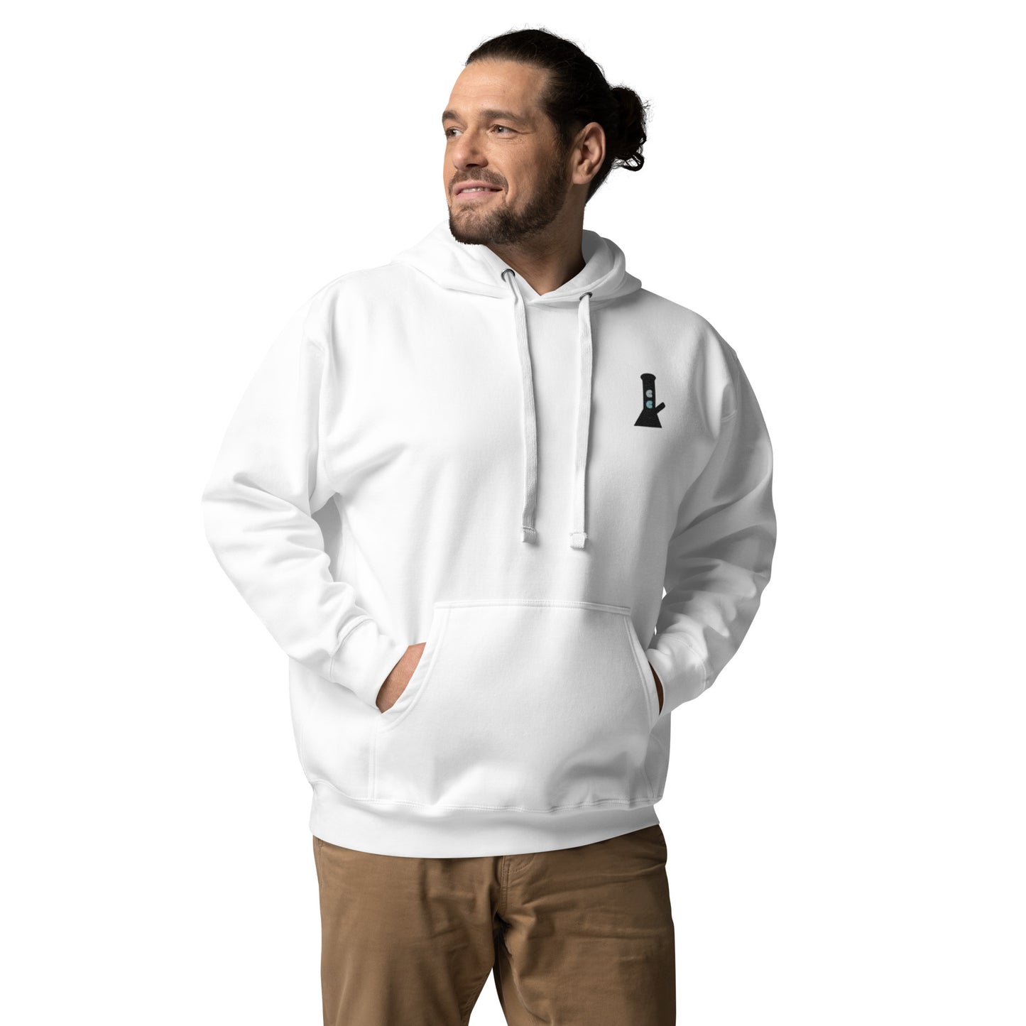 White Cloud Chasers Embroidered Bong Hoodie