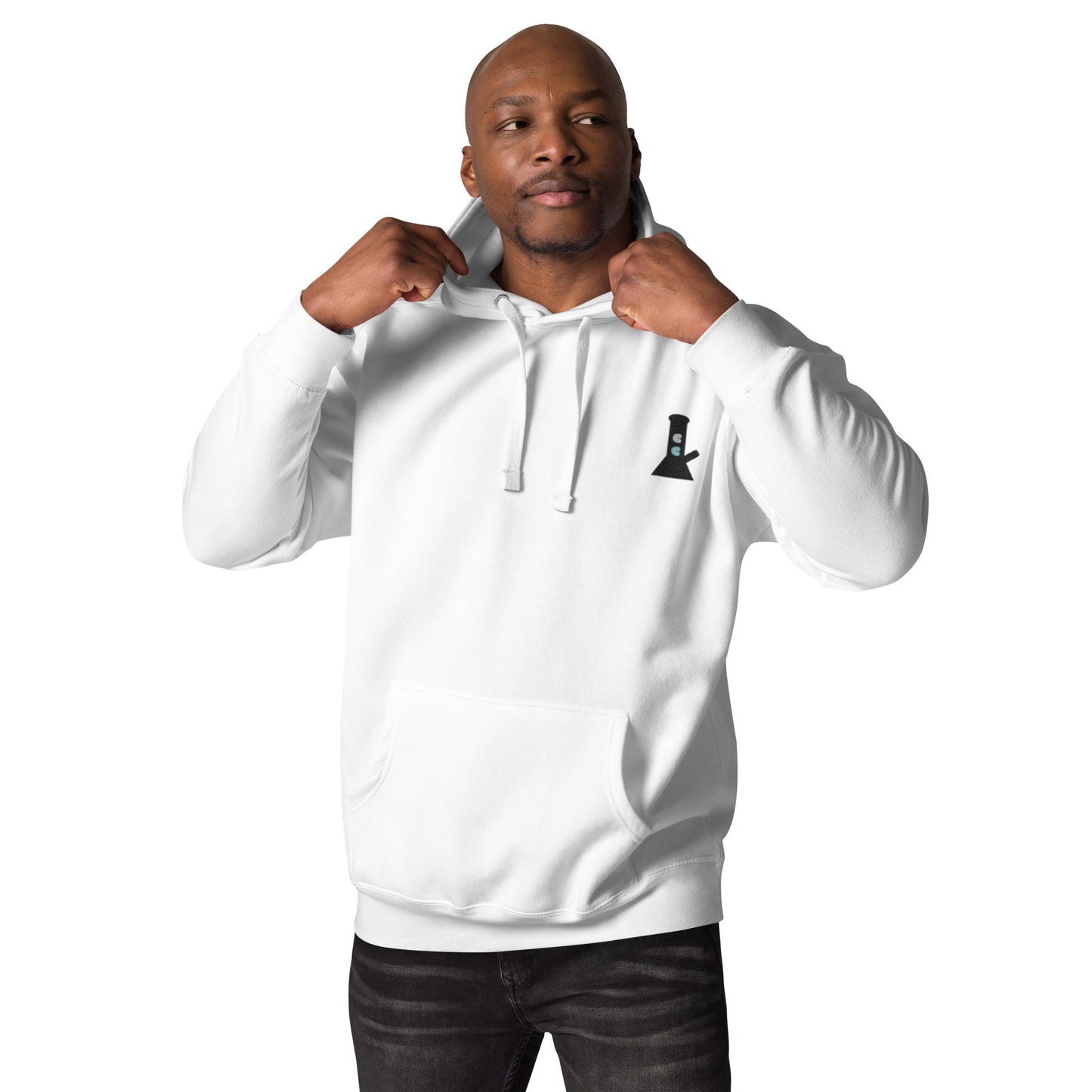White Cloud Chasers Embroidered Bong Hoodie