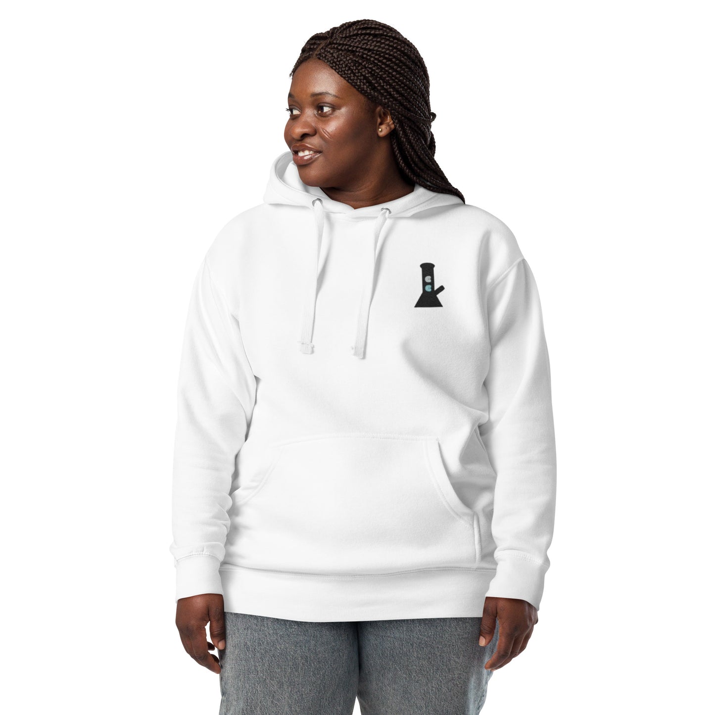 White Cloud Chasers Embroidered Bong Hoodie