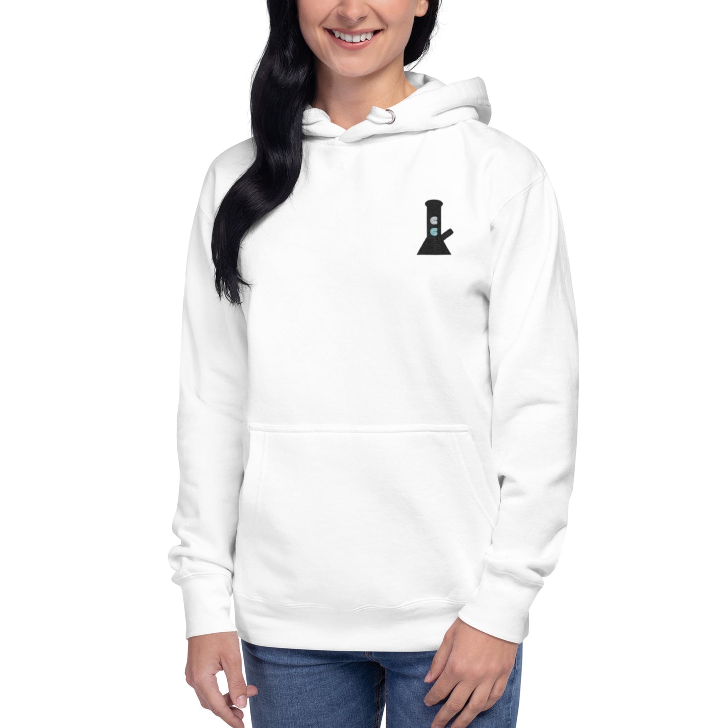 White Cloud Chasers Embroidered Bong Hoodie