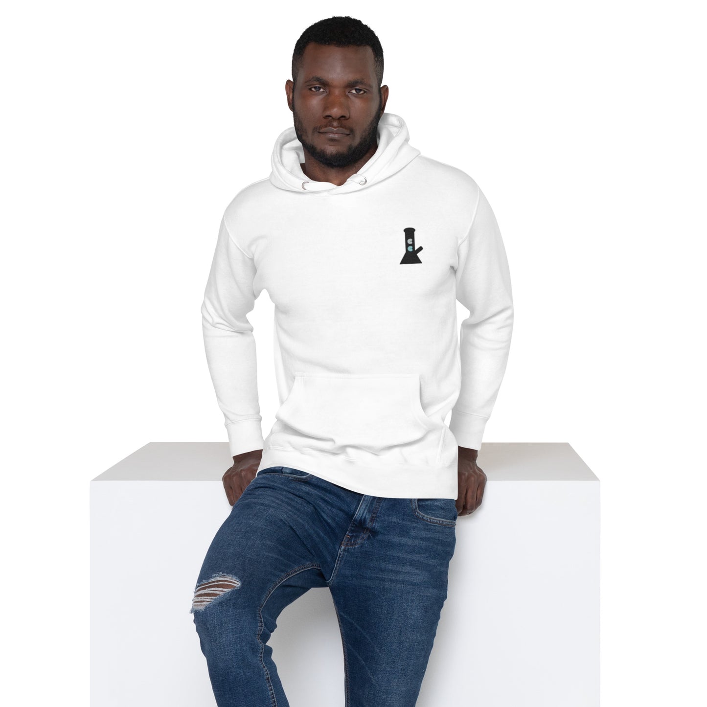 White Cloud Chasers Embroidered Bong Hoodie