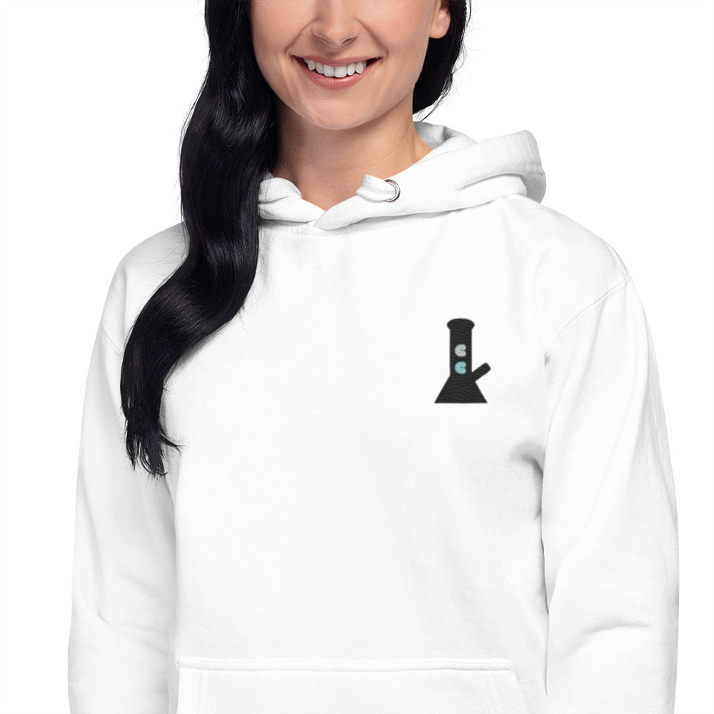 White Cloud Chasers Embroidered Bong Hoodie