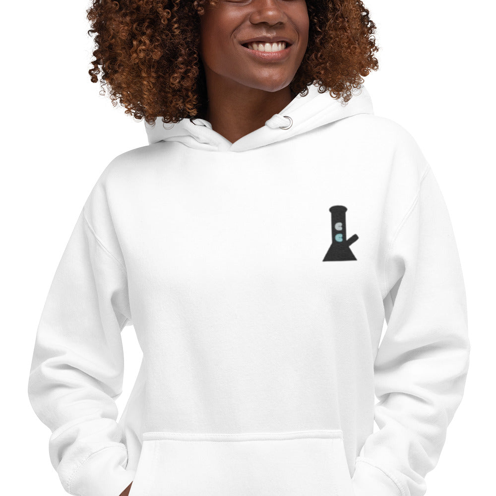 White Cloud Chasers Embroidered Bong Hoodie