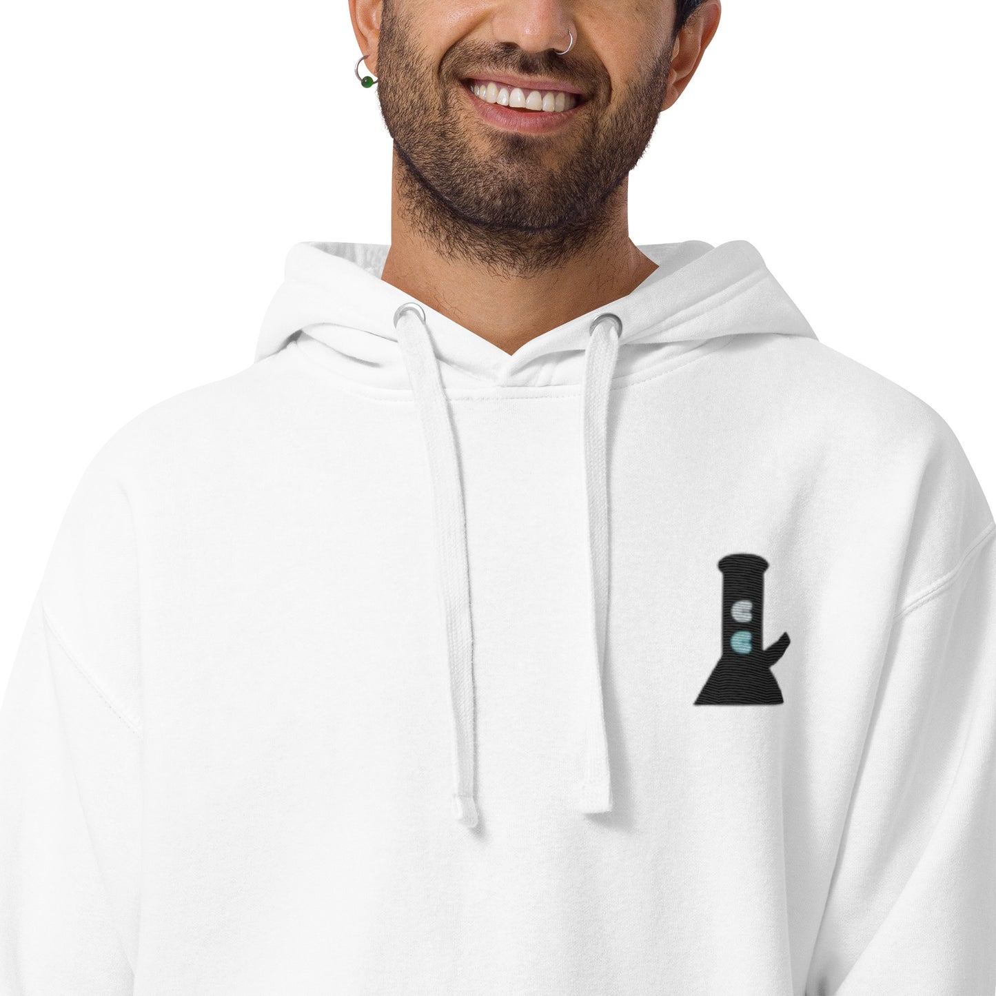 White Cloud Chasers Embroidered Bong Hoodie