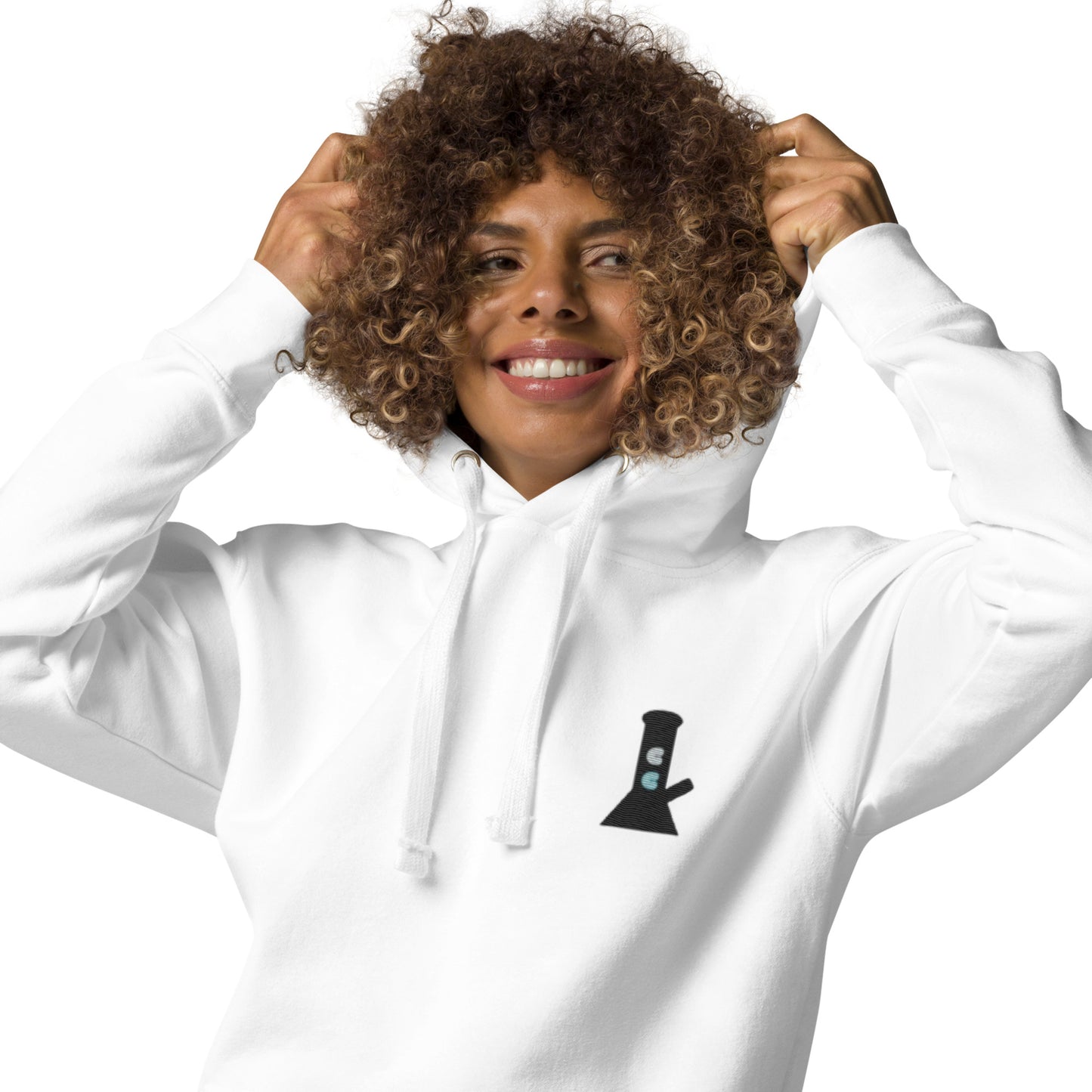 White Cloud Chasers Embroidered Bong Hoodie