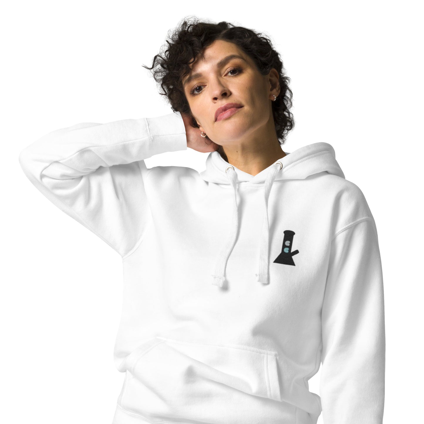 White Cloud Chasers Embroidered Bong Hoodie