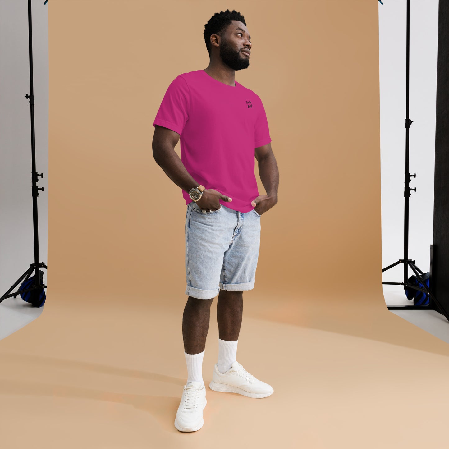 FortheBAG! Embroidered Pink t-shirt