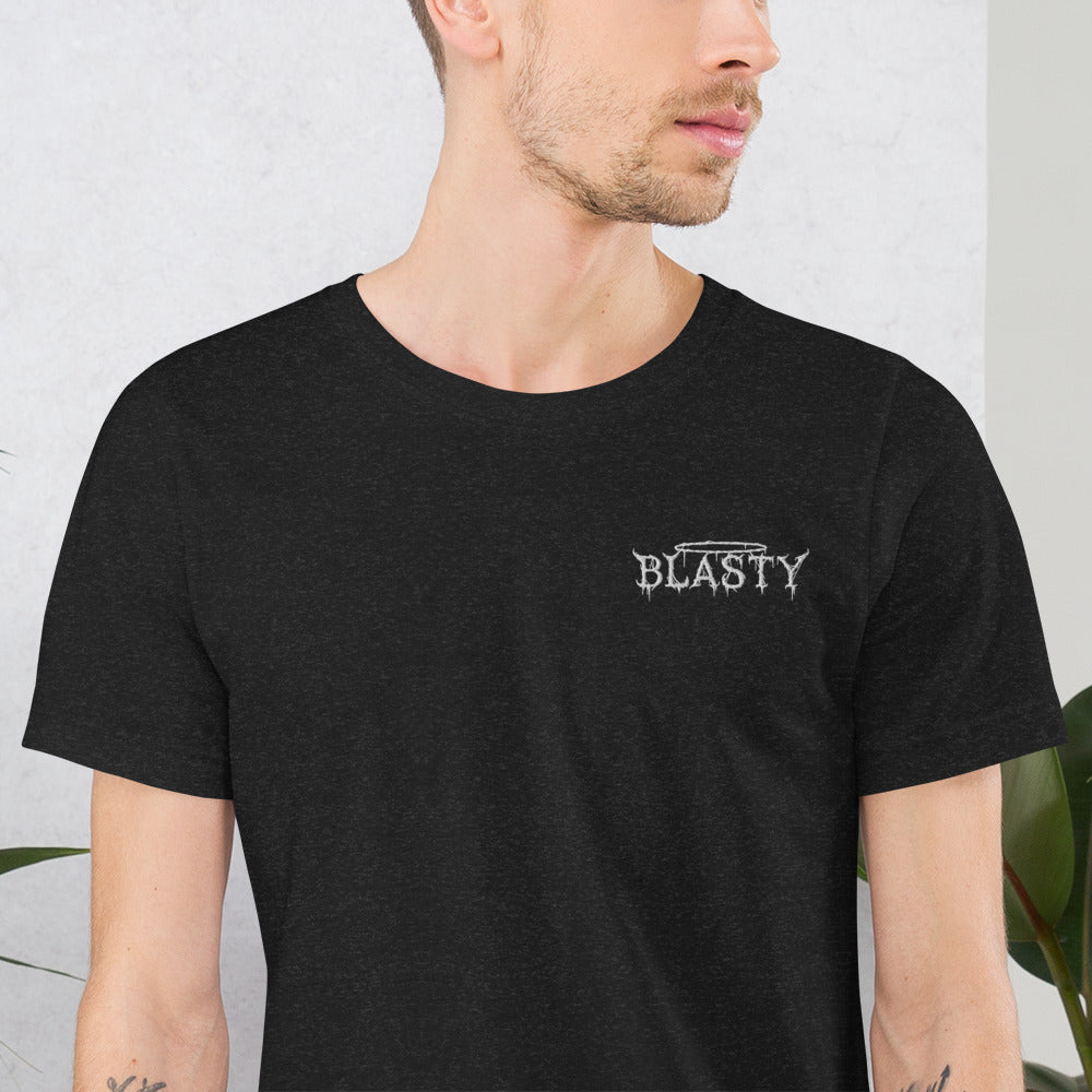 Black Embroidered Blasty Shirt