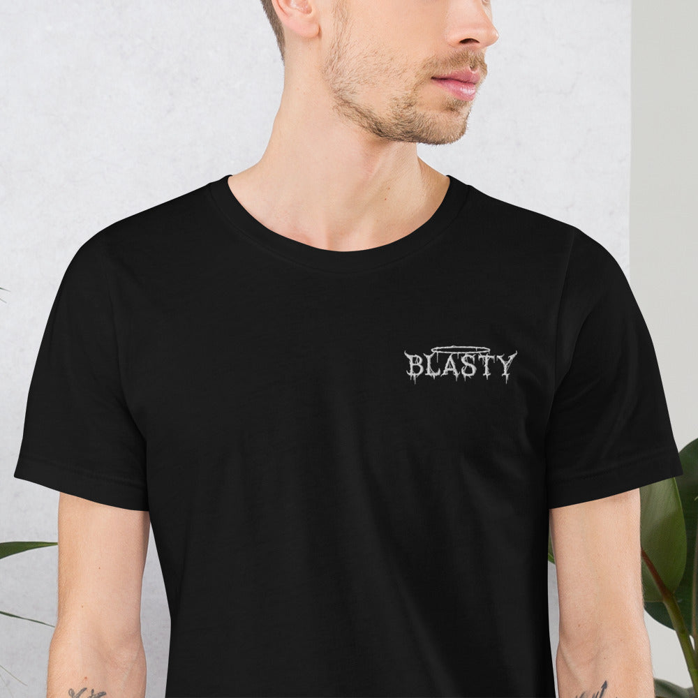 Black Embroidered Blasty Shirt