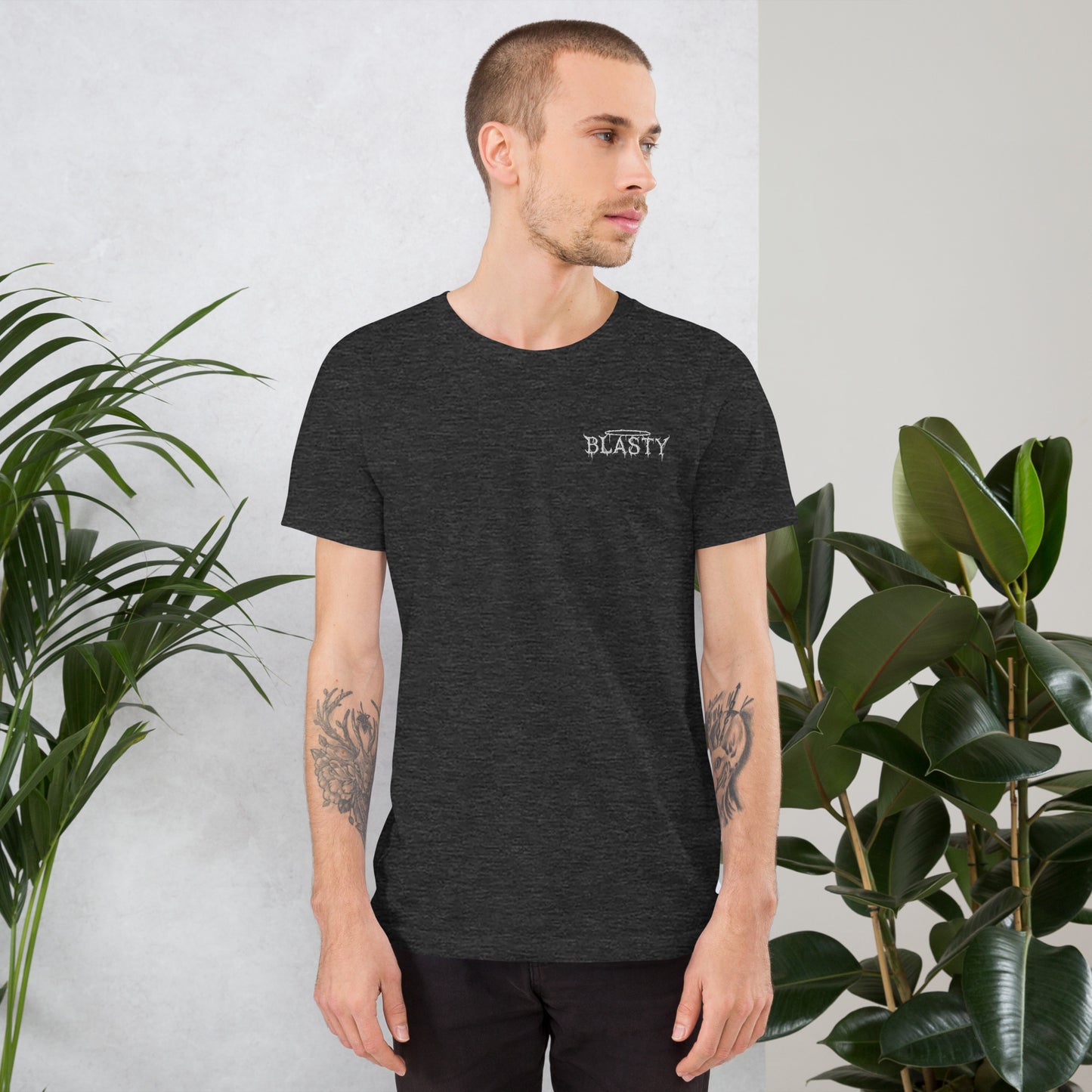 Black Embroidered Blasty Shirt