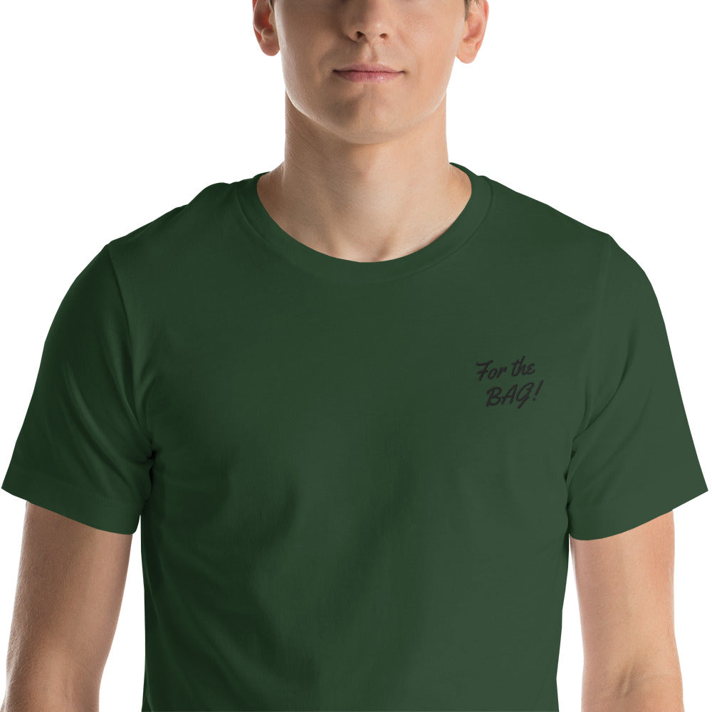 FortheBAG! Embroidered Green t-shirt