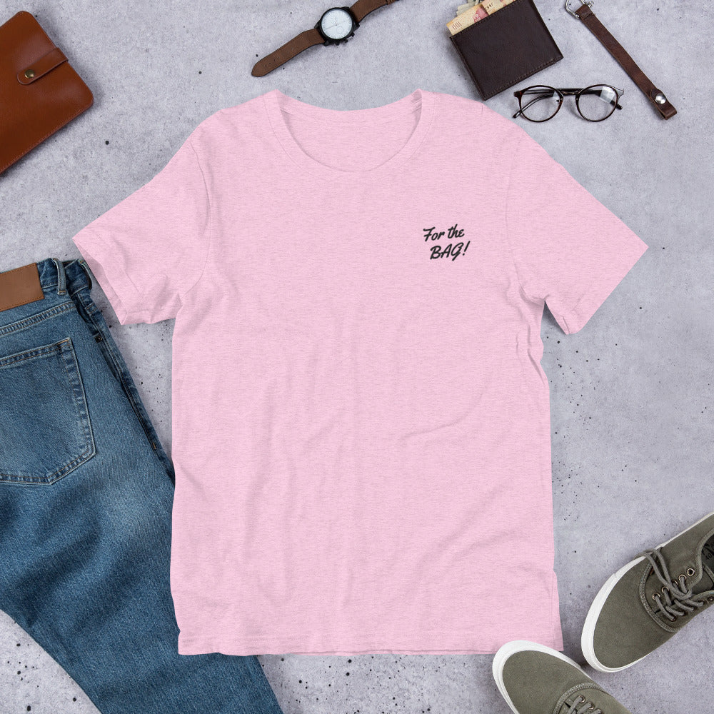 FortheBAG! Embroidered Pink t-shirt