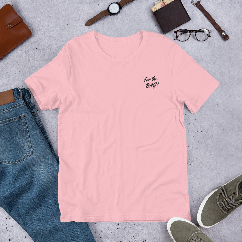 FortheBAG! Embroidered Pink t-shirt