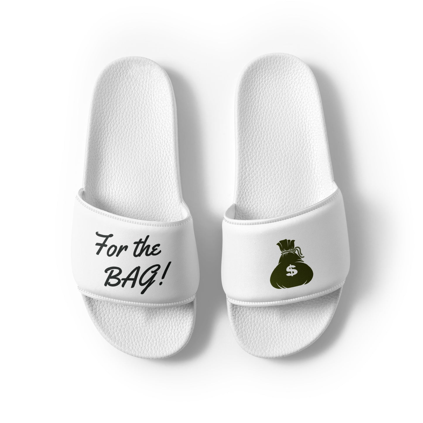 FortheBAG! All White Women's slides