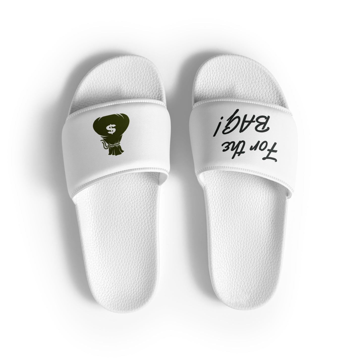 FortheBAG! All White Women's slides
