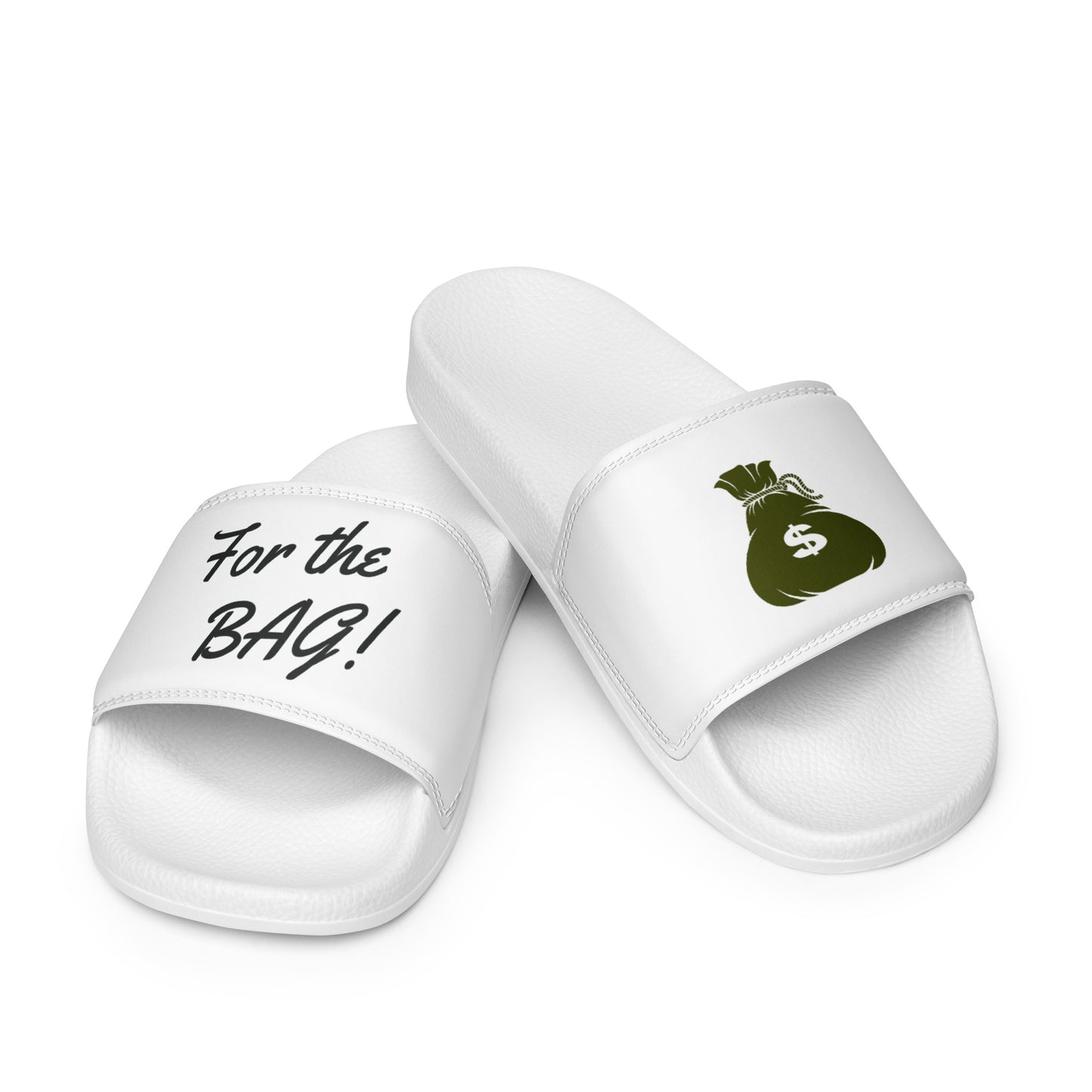FortheBAG! All White Women's slides