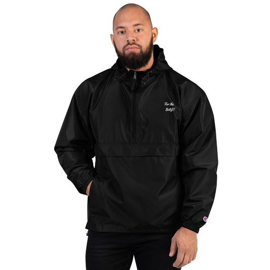 FortheBAG! Embroidered Champion Wind and Rain Resistant Jacket