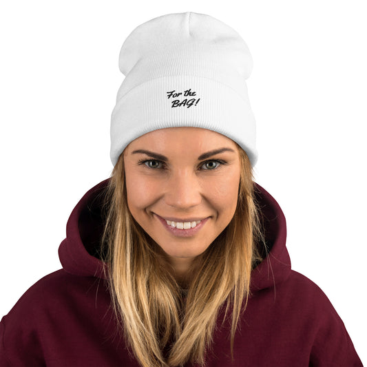 FortheBAG! White Beanie