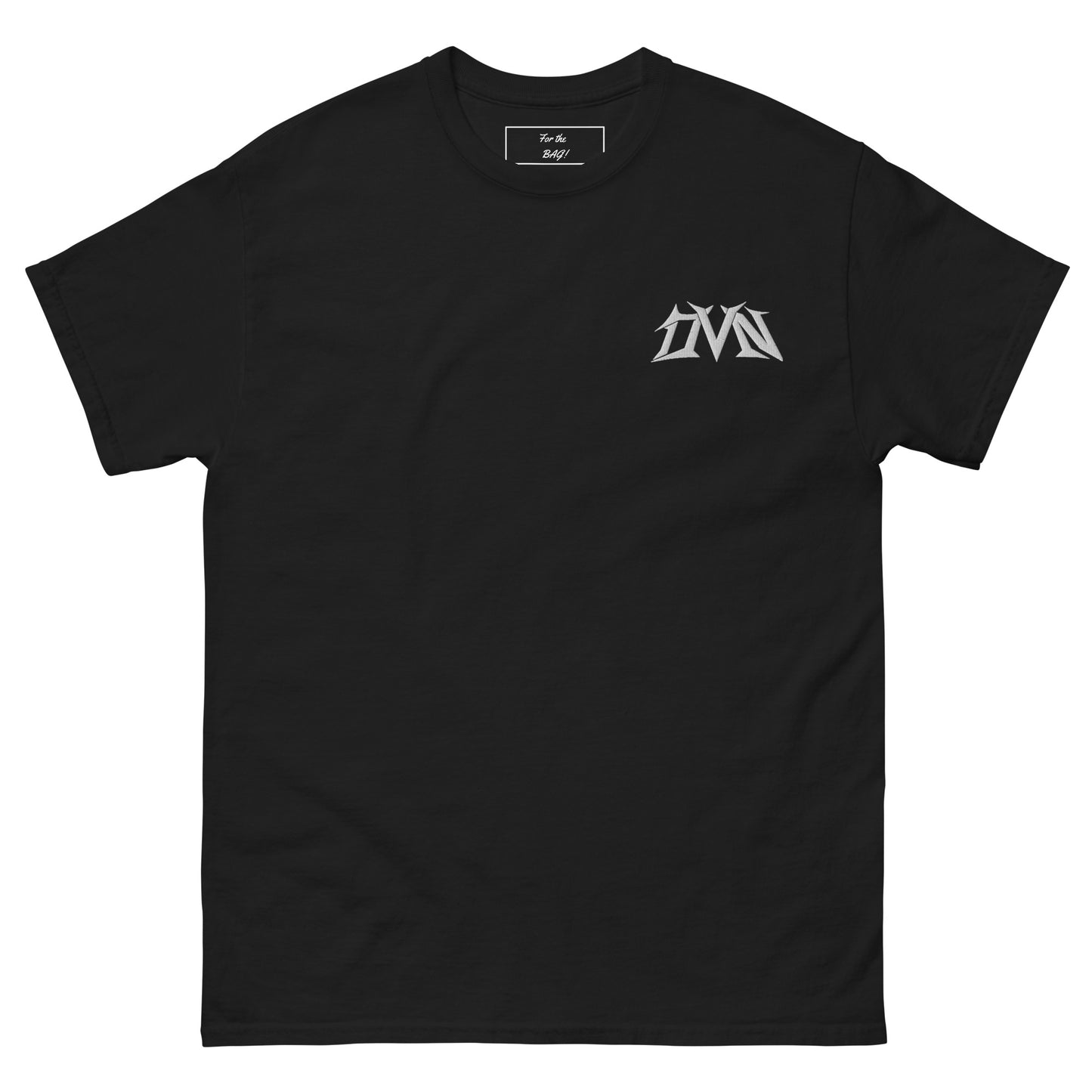 Black Embroidered DVN Shirt