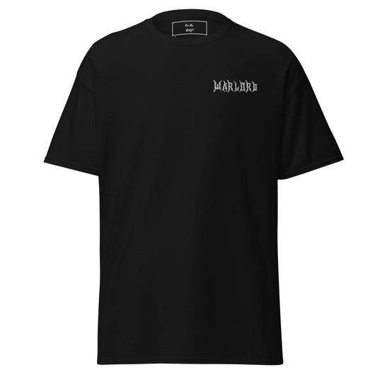 Black Embroidered Warlord + Jogged Up Shirt