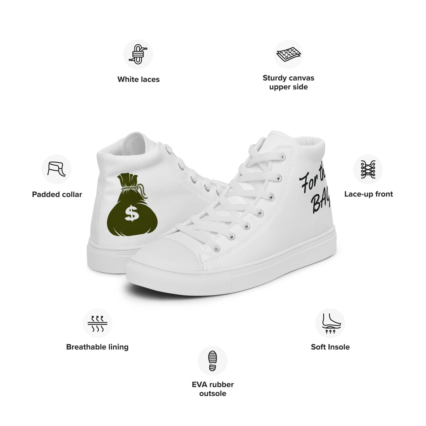 FortheBAG! Men’s high top shoes