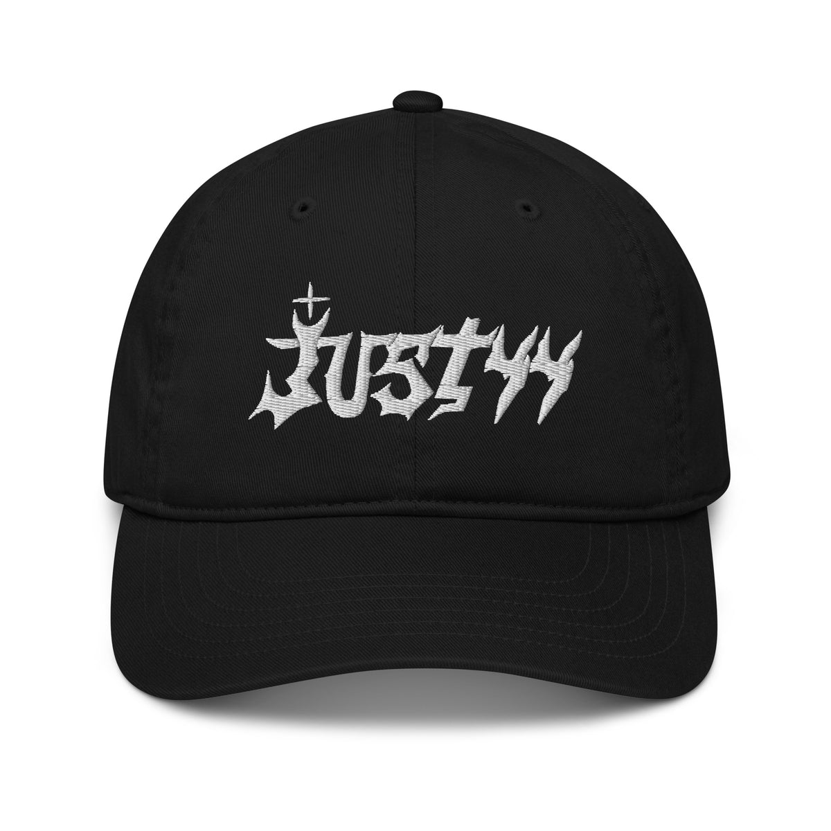 Black Justyy Hat with symbol
