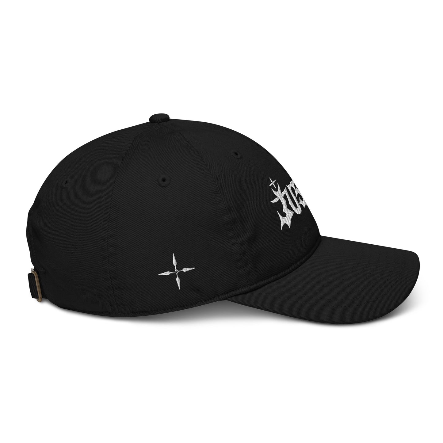 Black Justyy Hat with symbol