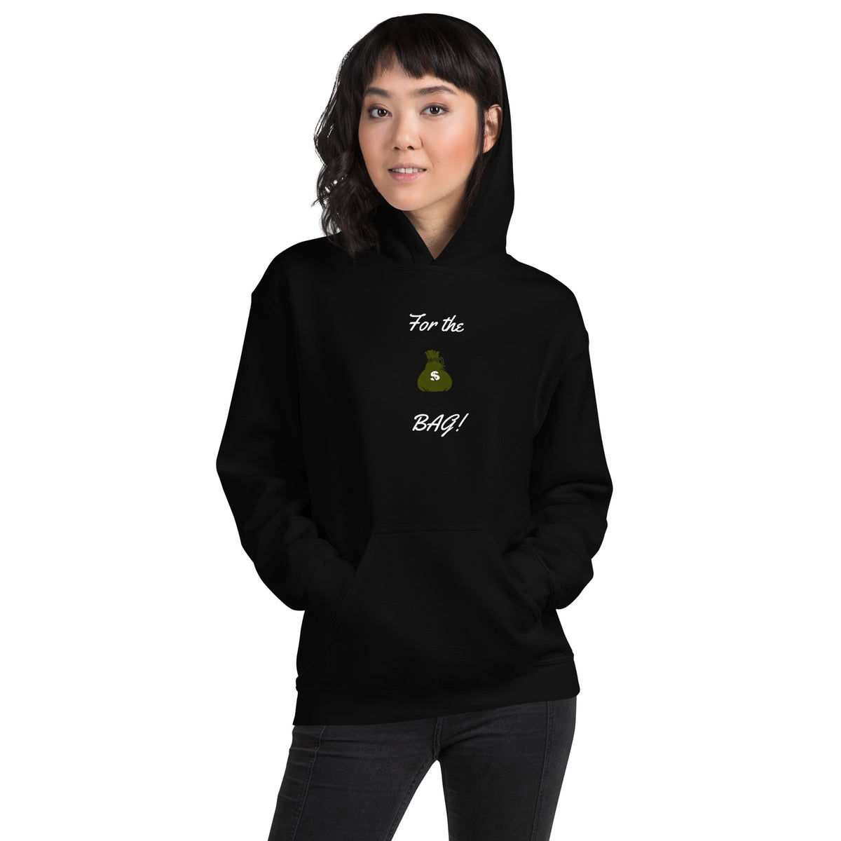 Black FortheBAG! Money Logo DGT Hoodie