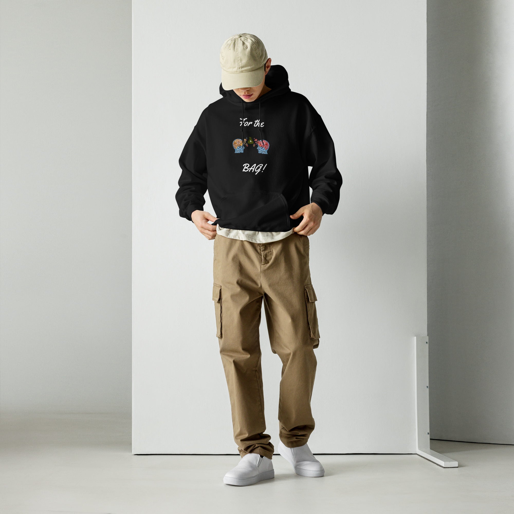 Black FortheBAG! DGT Sharing Money Knowledge Hoodie