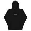 Black Embroidered Center Logo Kalrei Hoodie