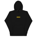 Black Embroidered Yellow Logo Kalrei Hoodie
