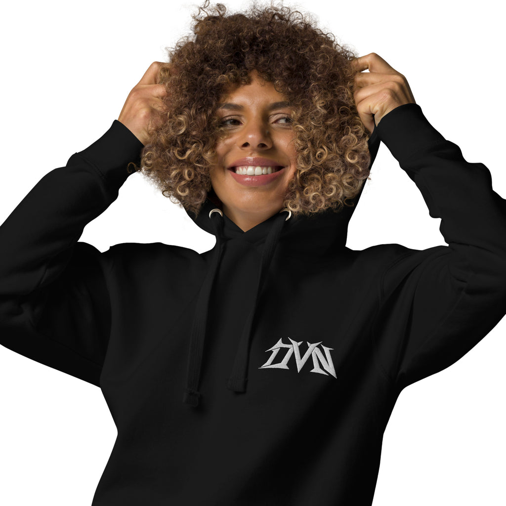 Black White DVN Hoodie