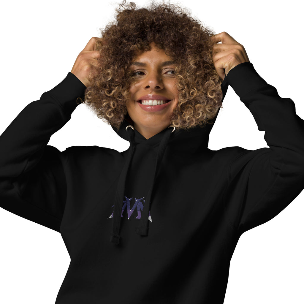 Black DVN with web on the back Hoodie