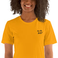 FortheBAG! Embroiderd Yellow t-shirt